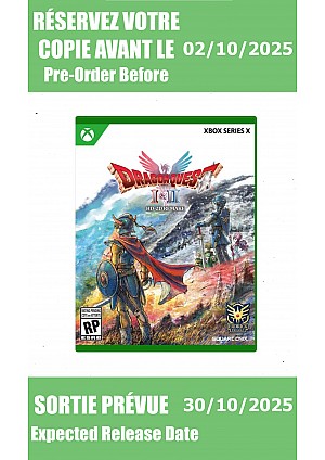 *Précommande* Dragon Quest I & II HD-2D Remake / Xbox Series X